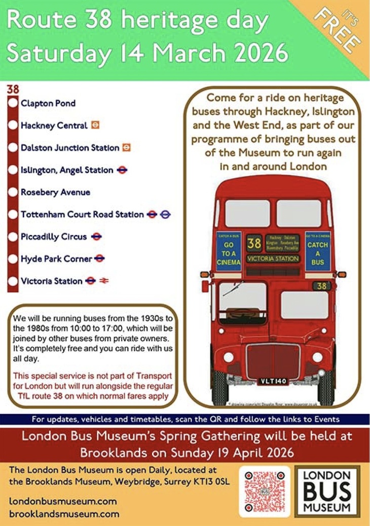 A timetable for the service