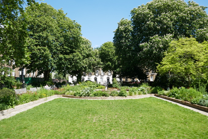A garden square