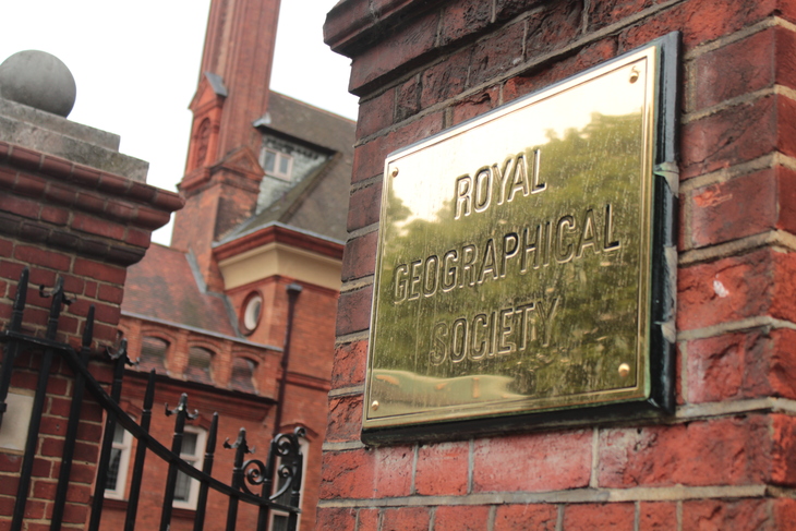 A Royal Geographical Society plaque