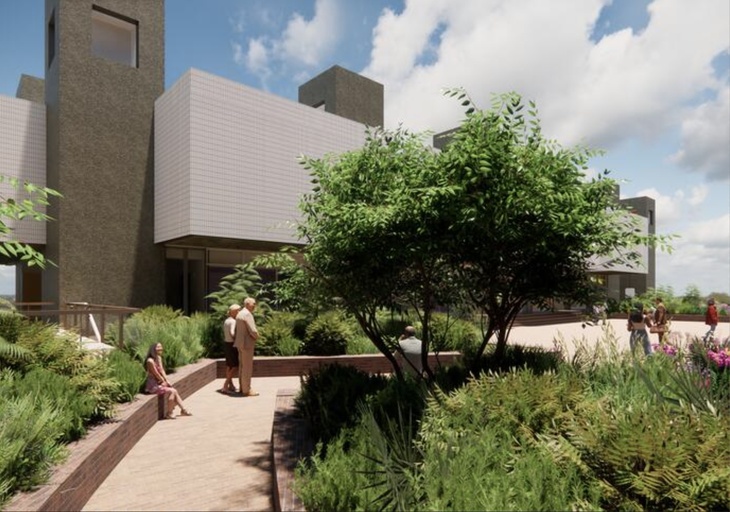 Mock up of the ramps