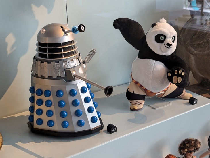 Free museums in London: a Dalek and Kung Fu Panda