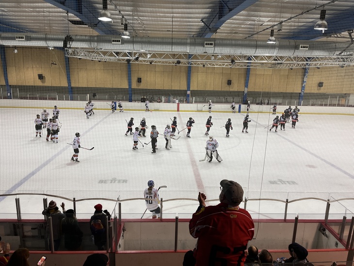 An ice hockey match