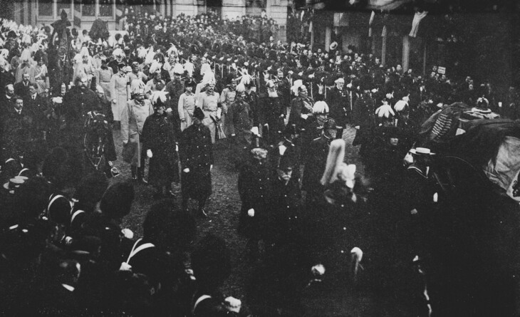 A funeral procession