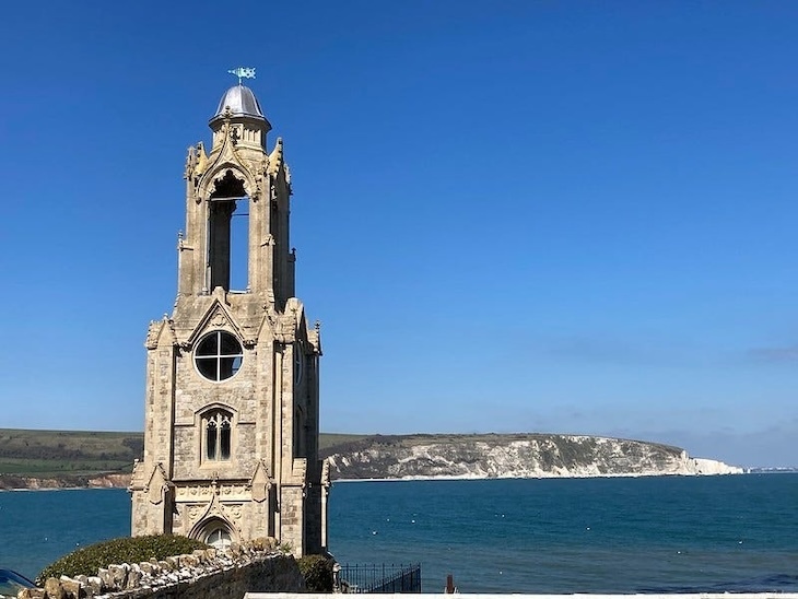 The Wellington Clock Tower from Borough in London now in Swanage