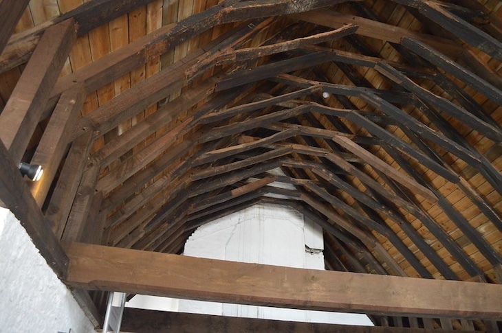 Inside of a roof in gravesend
