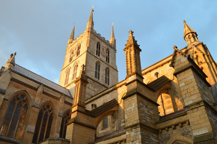 Women's History Month London 2026: exterior of Southwark Cathedral