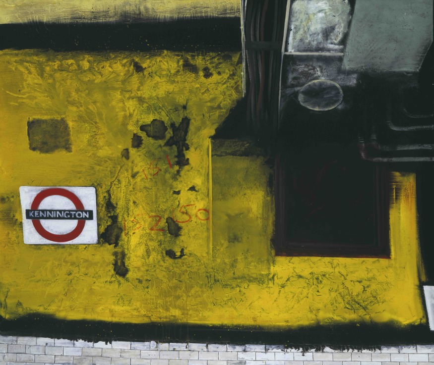 A section of Kennington station