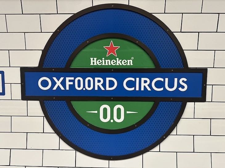 Heineken take over the bakerloo line