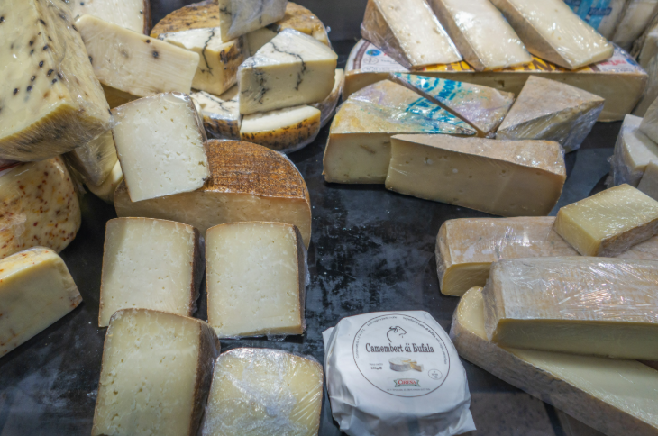 What's on in London this weekend: various cheeses sliced and wrapped on a table