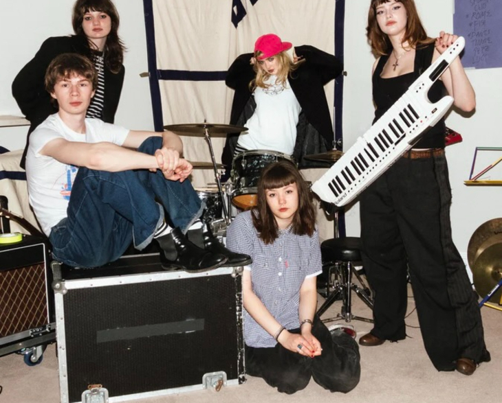 What's on in London today: the members of Man/Woman/Chainsaw posing with their instruments