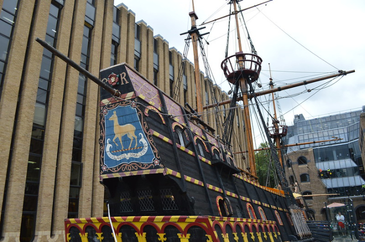 What's on in London today: exterior of the Golden Hinde