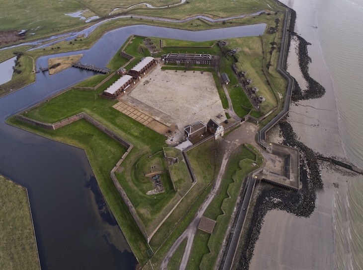 Tilbury Fort from above