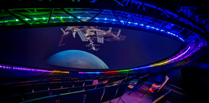 What's on in London today: the auditorium of the new planetarium