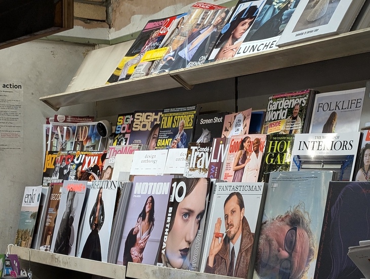 A selection of magazines