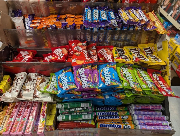 A selection of sweets