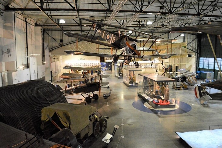 London museums for free: A museum filled with planes