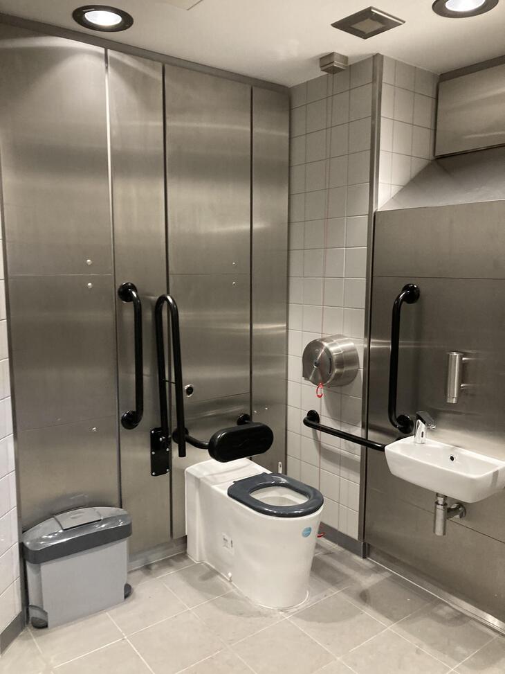 An accessible toilet