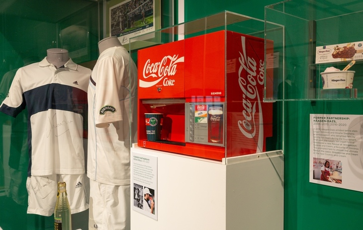 A Coke vending machine