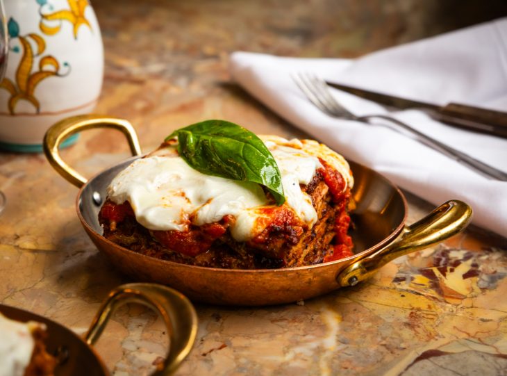 Top events in London today: a dish of lasagna