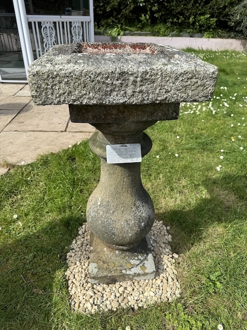 A baluster from Old Waterloo Bridge