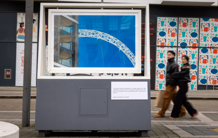 Free things to do in London: a photo of the Wembley Arch on display in Wembley Park