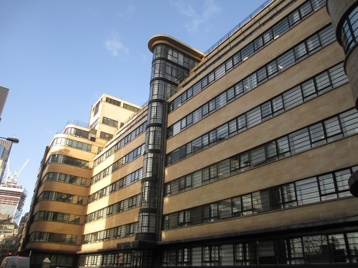Ibex house, an art deco building in the city of london