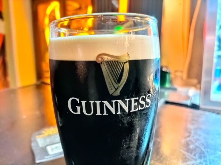 St Patrick's Day 2026 events London: a pint of Guinness