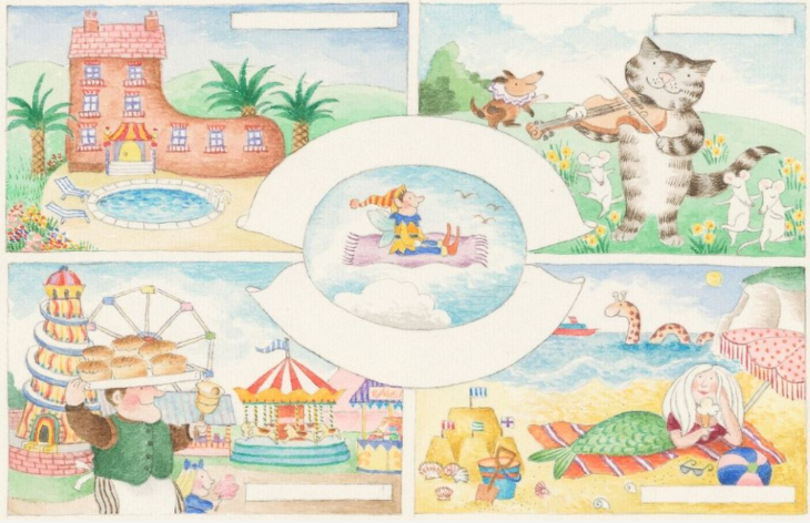 What's on in London this weekend: a selection of illustrations from The Jolly Postman