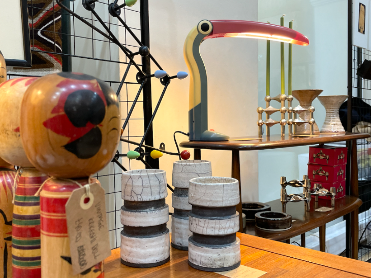 Top events in London this weekend: items on display at a vintage fair