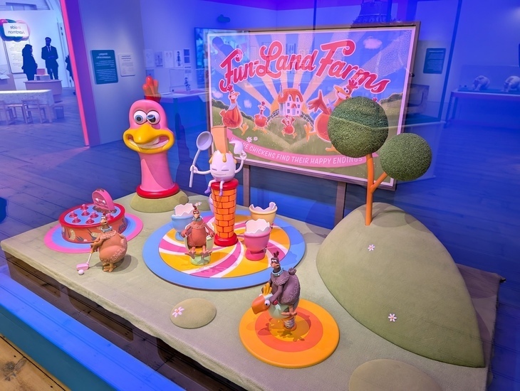 Easter holiday events in London: A set from Chicken Run: Dawn of the Nugget
