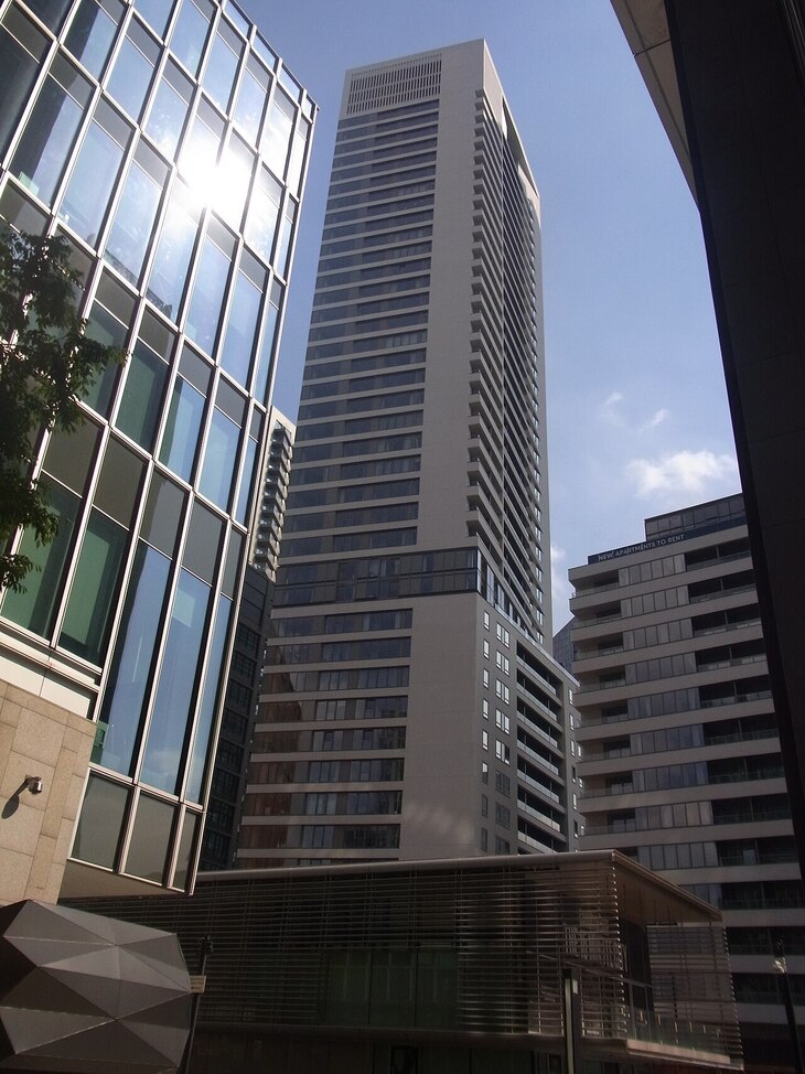 A bland high rise