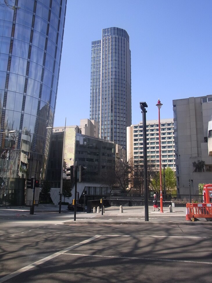 Another dull tower block,. slightly curved
