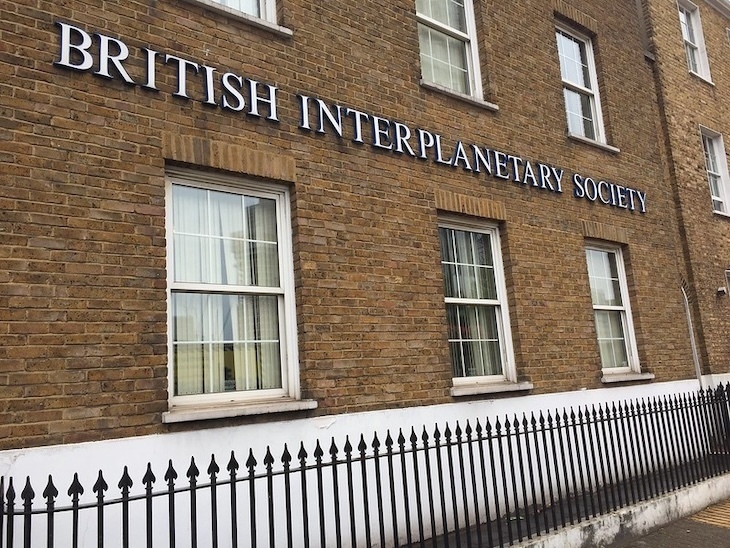 The british interplanetary society in vauxhall