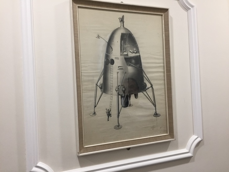 A lunar lander designed by the British Interplanetary Society