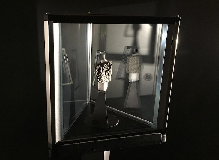 A fragment of moon rock at the Science Museum