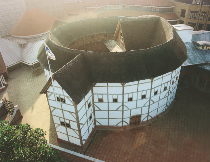 Things to do outdoors in London: the exterior of Shakespeare's Globe