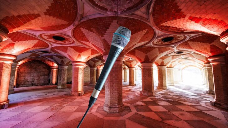 A mic in Crystal Palace Subway