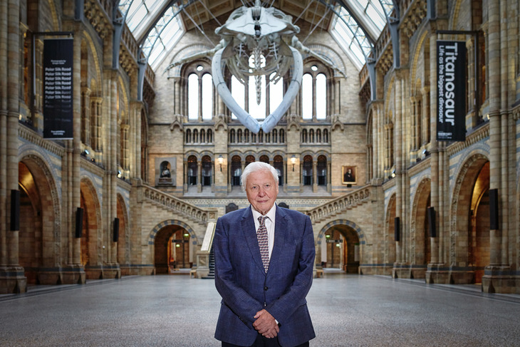 Sir David Attenborough at the Natural History Museum 