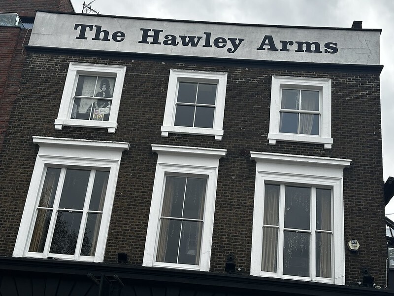 The Hawley Arms in Camden Town