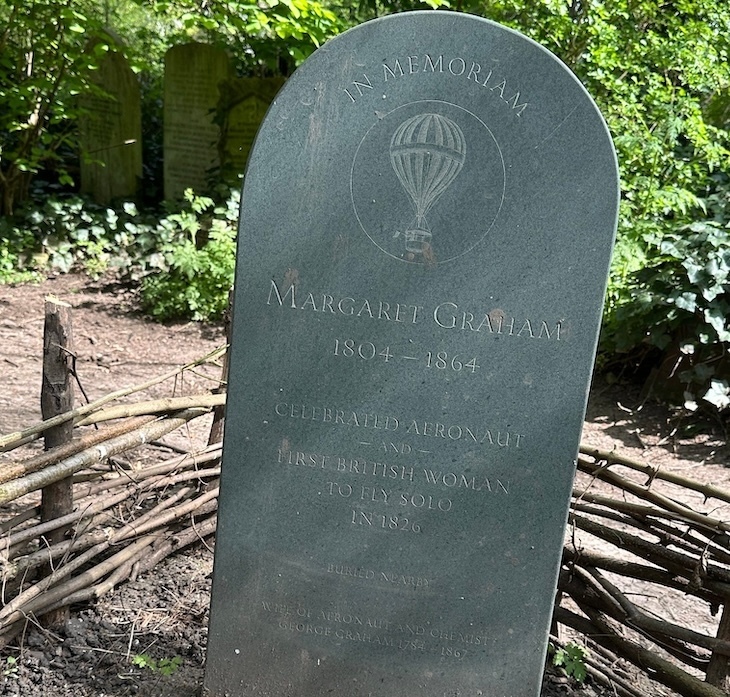 The grave of Margaret Graham in Stoke Newington