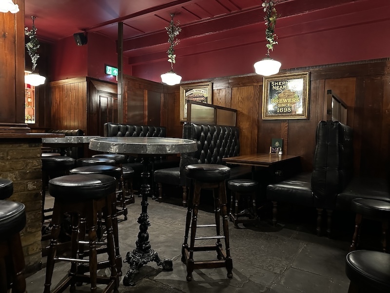 Westminster Arms basement bar