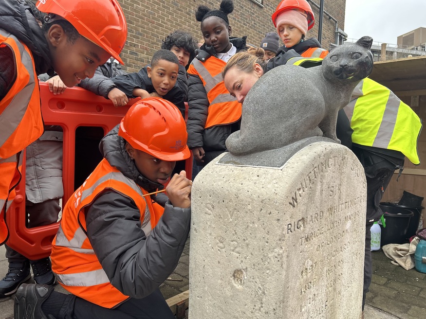 The Historic Whittington Stone Has Been Lovingly Restored