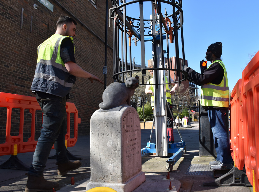 The Historic Whittington Stone Has Been Lovingly Restored The Historic Whittington Stone Has Been Lovingly Restored