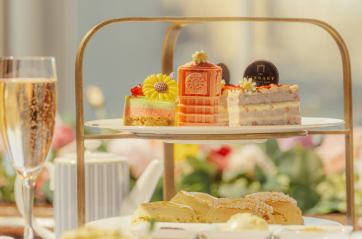 A London themed afternoon tea