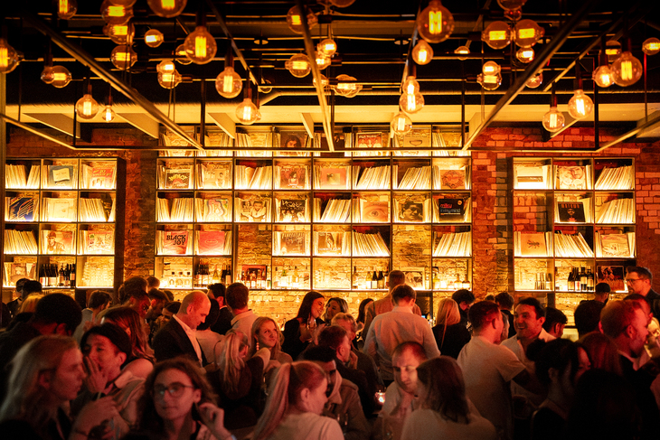 A golden record bar