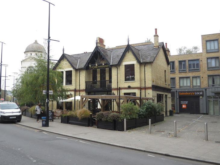 Front of the Greyhound