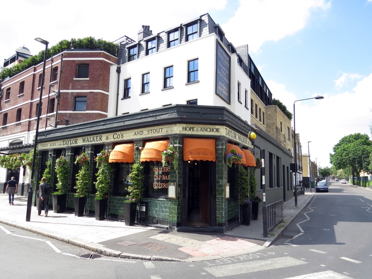 Frontage of the refreshed pub