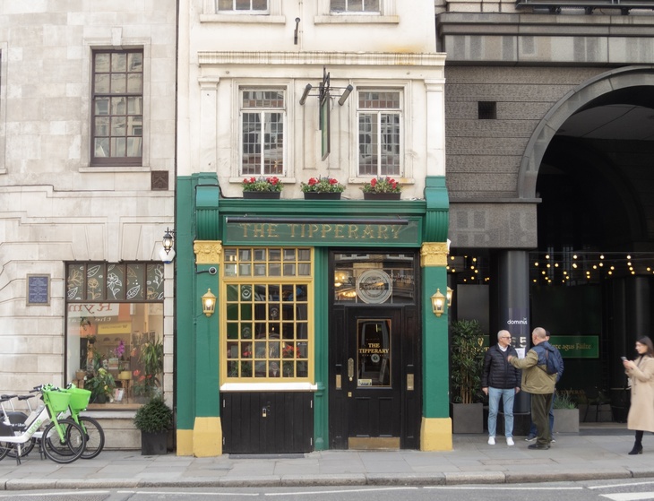 A renewed pub front.