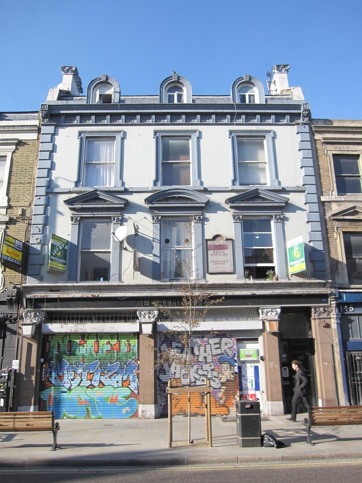The pub closed down