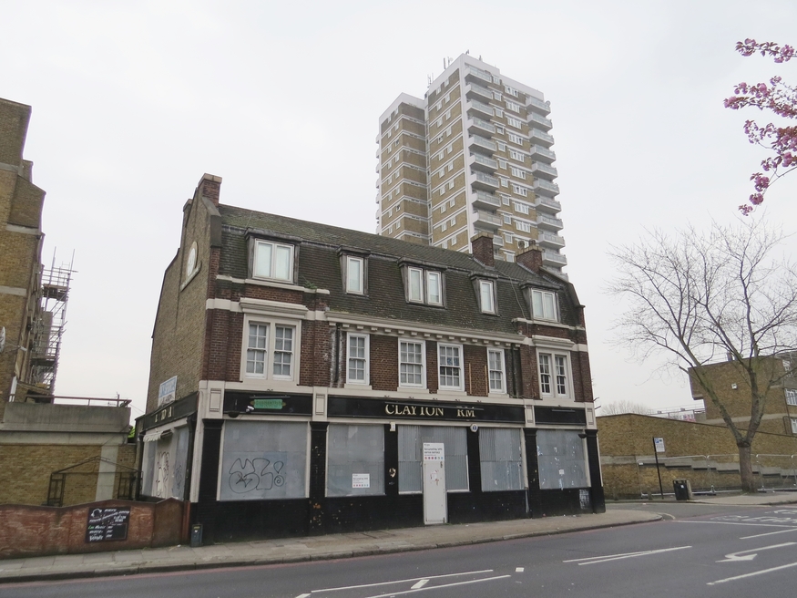 The closed down Clayton Arm
